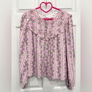 Loveshackfancy blouse xs never worn